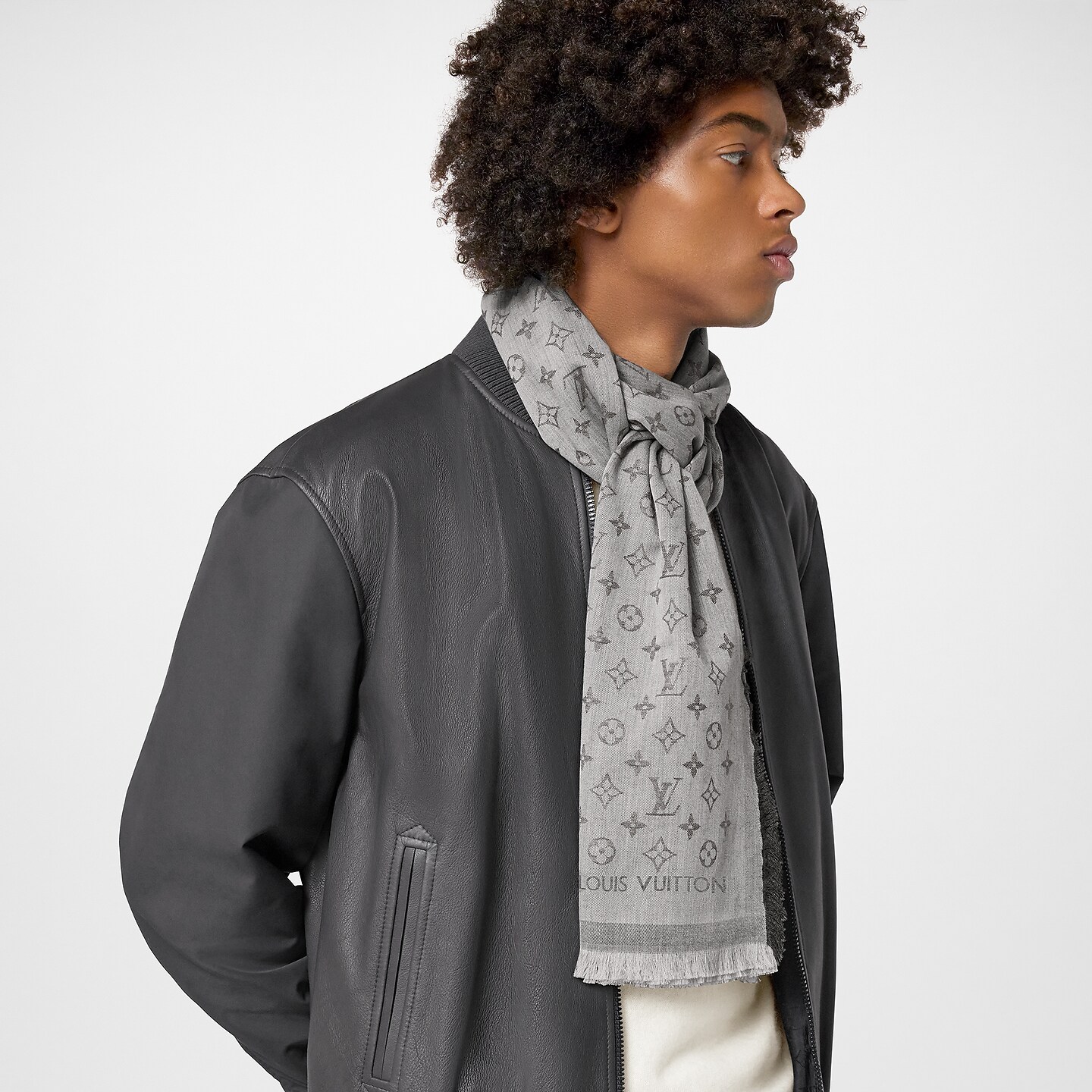 Liu Jo Sjaal Met Jacquard Dessin En Logo 78 X 192 Cm • Donkerbruin • De